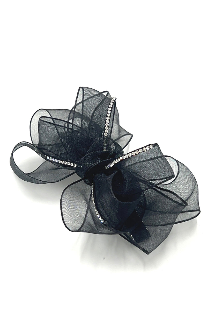 Black See-Through Barrette Barrette Sohostyle