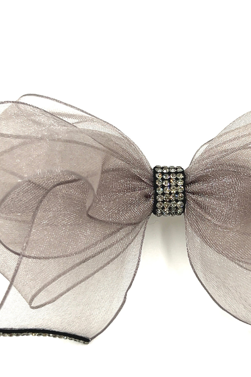 Gray See-Through Barrette Barrette Soho Style