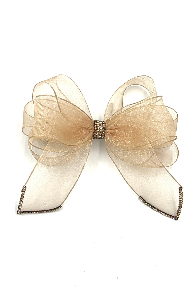 Amber See-Through Barrette Barrette Soho Style