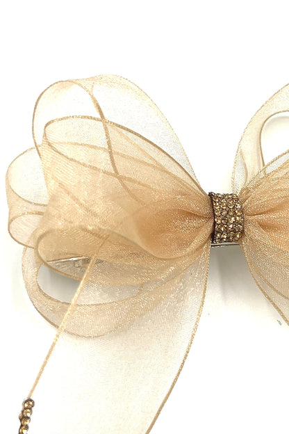 Amber See-Through Barrette Barrette Soho Style