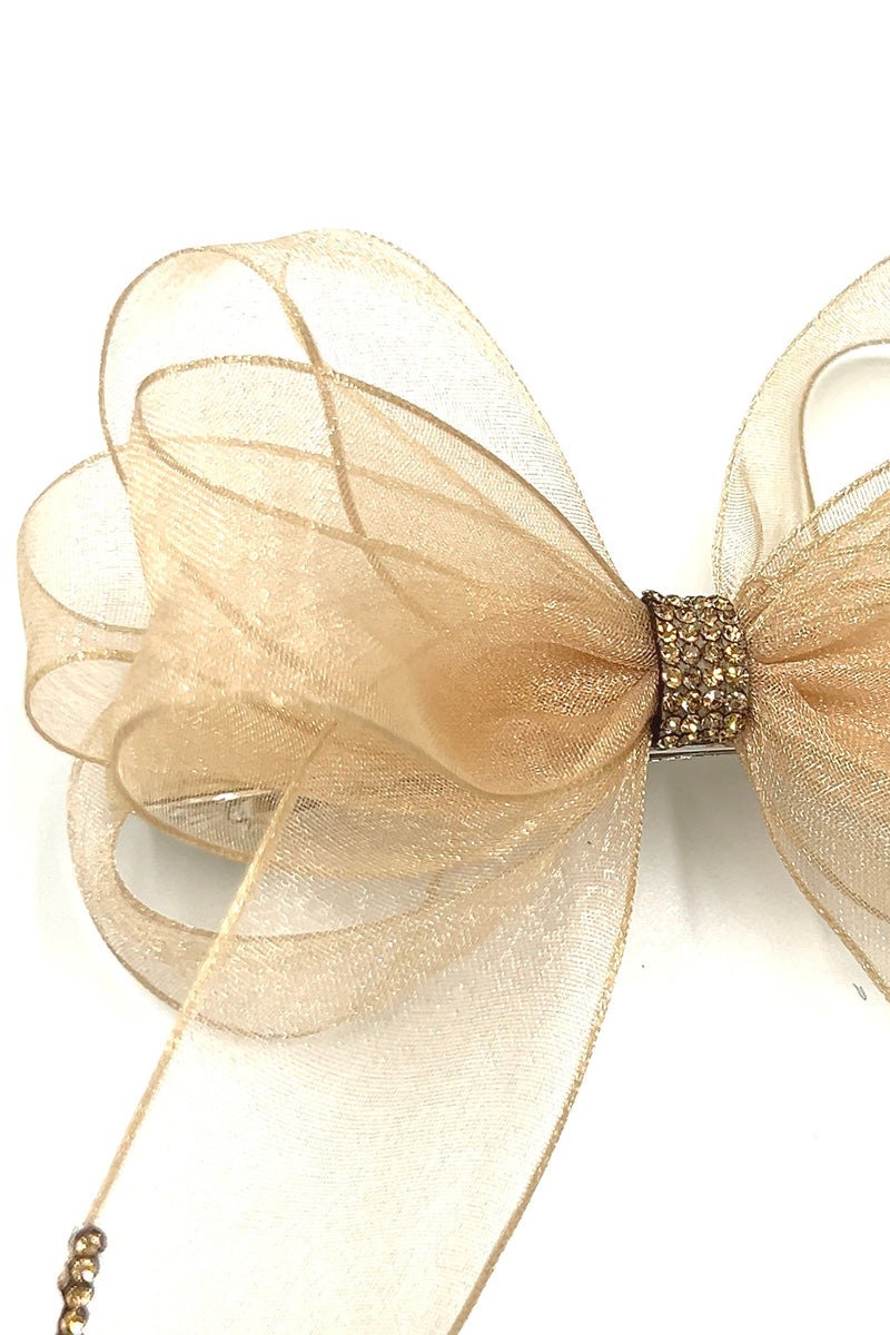 Amber See-Through Barrette Barrette Soho Style