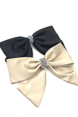 Silk Bowtie style Barrette Soho Style