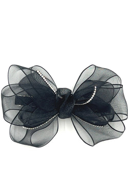 Black See-Through Barrette Barrette Sohostyle