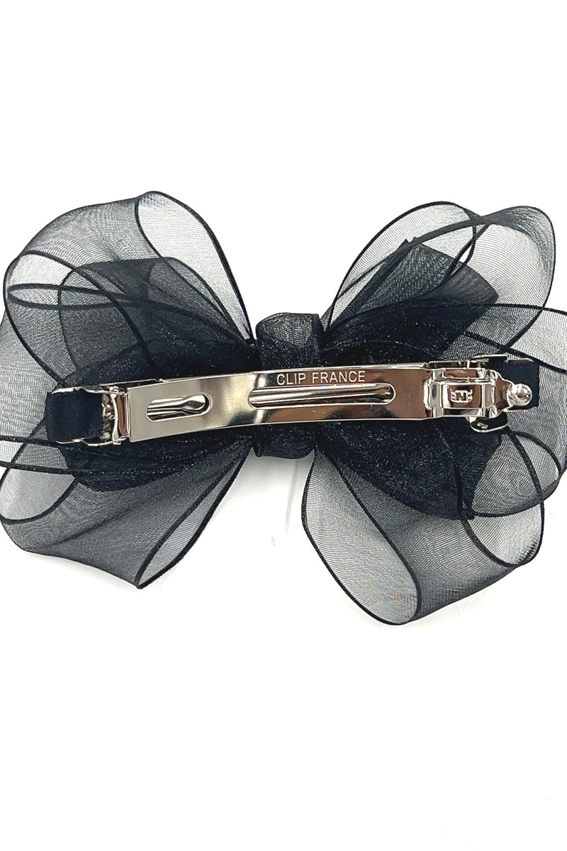 Black See-Through Barrette Barrette Sohostyle