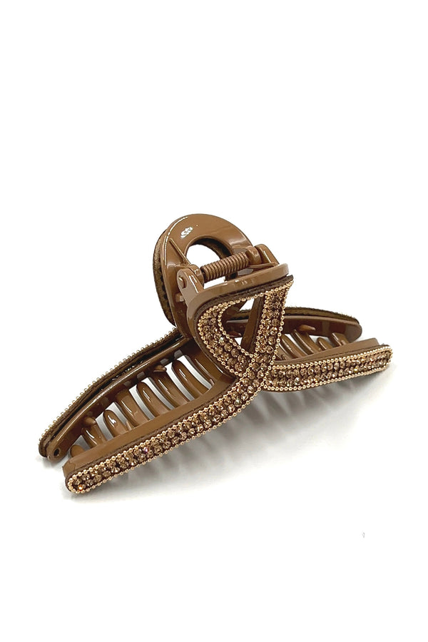 Amber Crystal Ribbon Hair Jaw Hair Jaws Soho Style