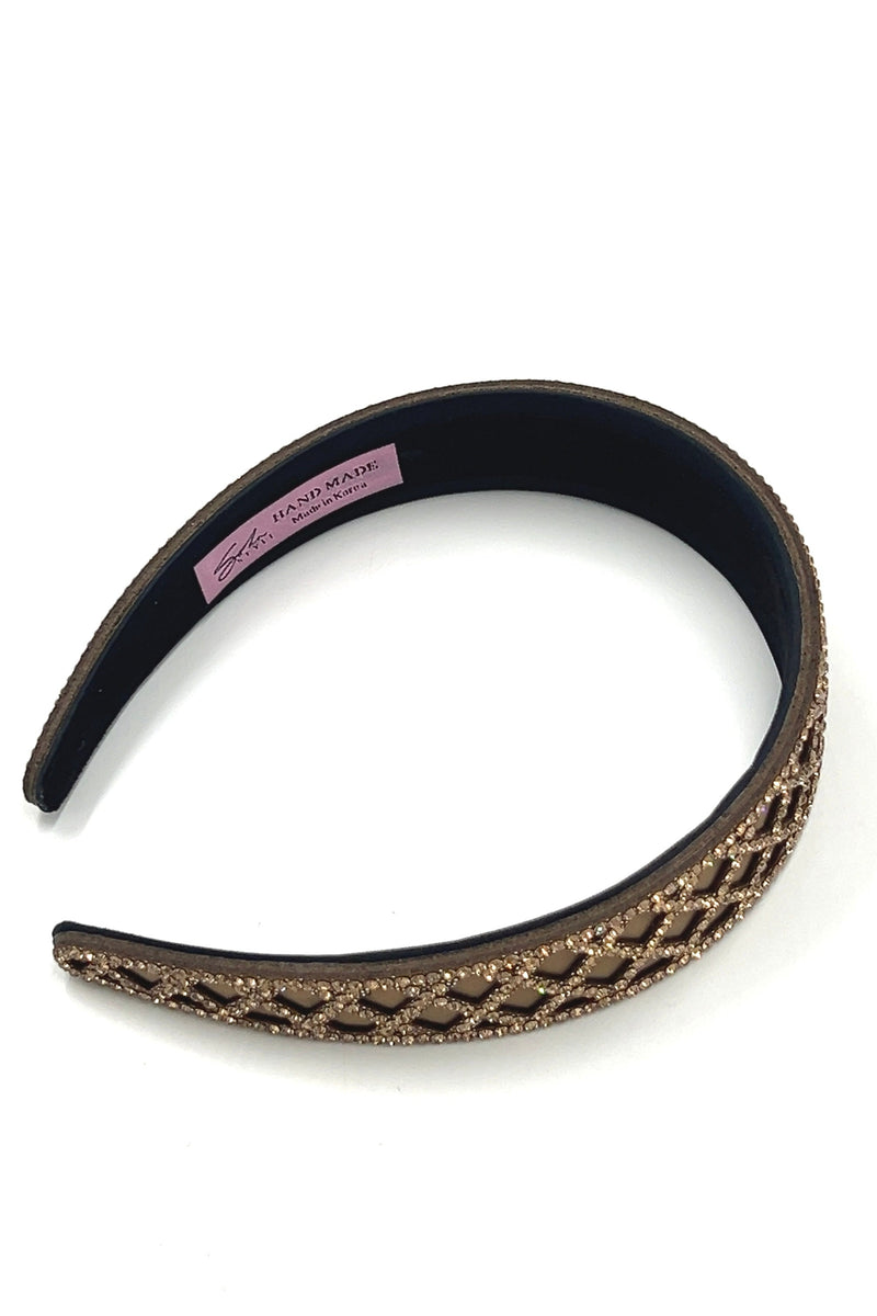 Crystal Gingham Check Headband Headband Soho Style
