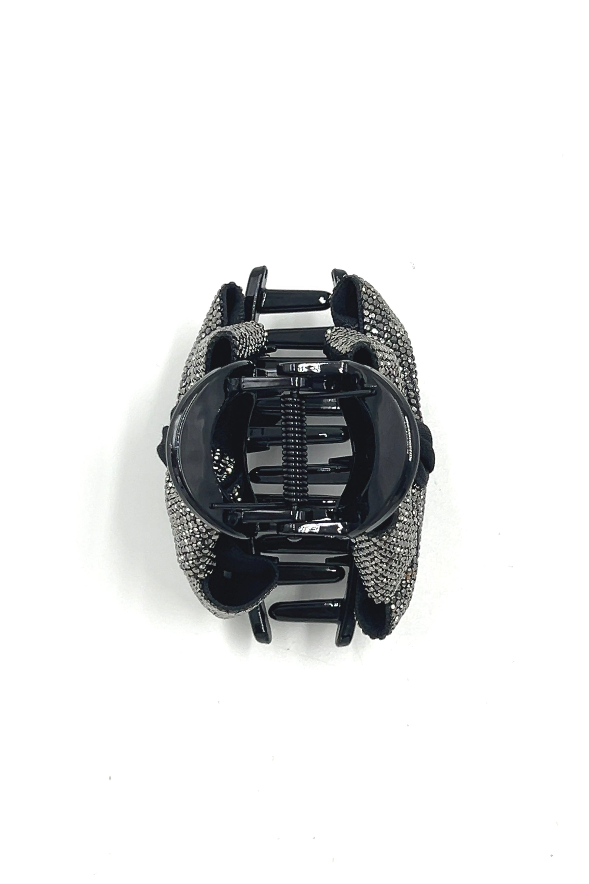 Black Crystal Bowtie Style Hair Jaw Hair Accessories Soho Style