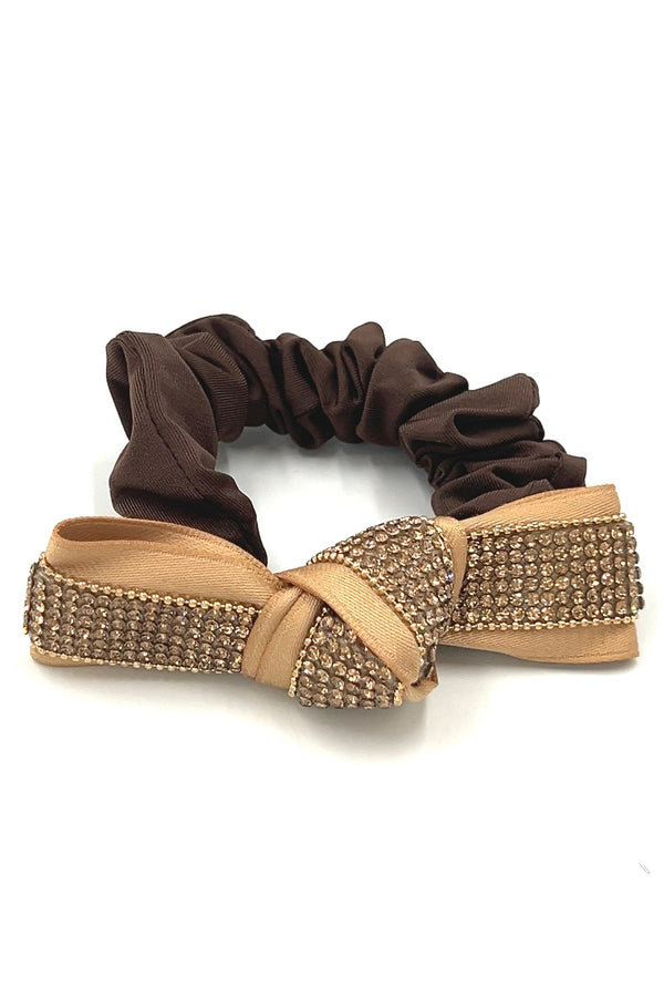 Soft Crystal Bow Ponytail Holder Hair Accessories Soho Style