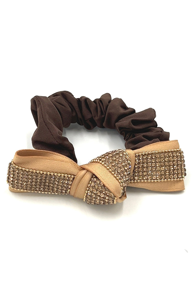 Soft Crystal Bow Ponytail Holder Hair Accessories Soho Style