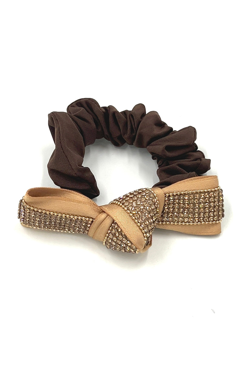 Soft Crystal Bow Ponytail Holder Hair Accessories Soho Style