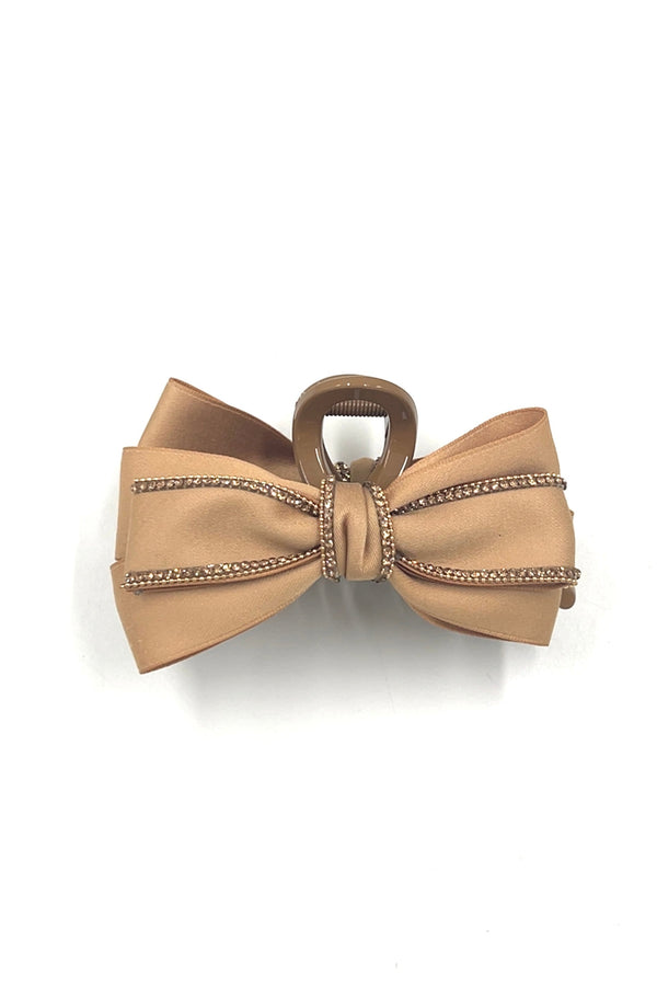 Gold Lined Bow Hair Jaw Hair Jaws Soho Style