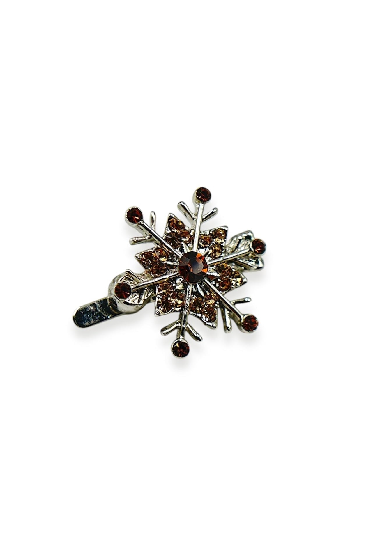 Snowflake Crystal Magnetic Barrettes Barrette Soho Style