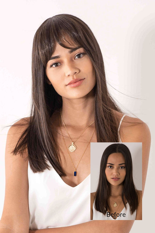Synthetic Clip-In Bangs Hair Extension Hair Extension Soho Style
