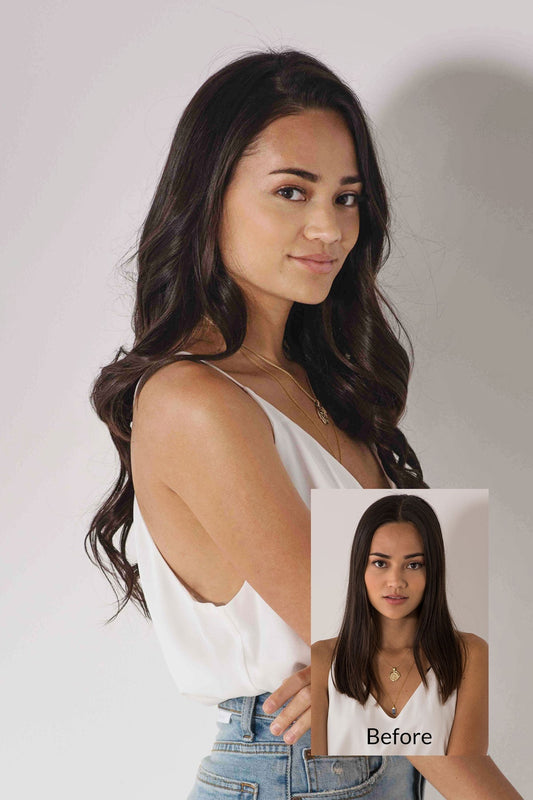 Aura - Invisible Wired (Halo) FUTURA Hair Extension Available in 15" or 19" Hair Extension Soho Style