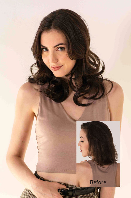 Isabella 13" Clip-In Futura Hair Extension Hair Extension Soho Style