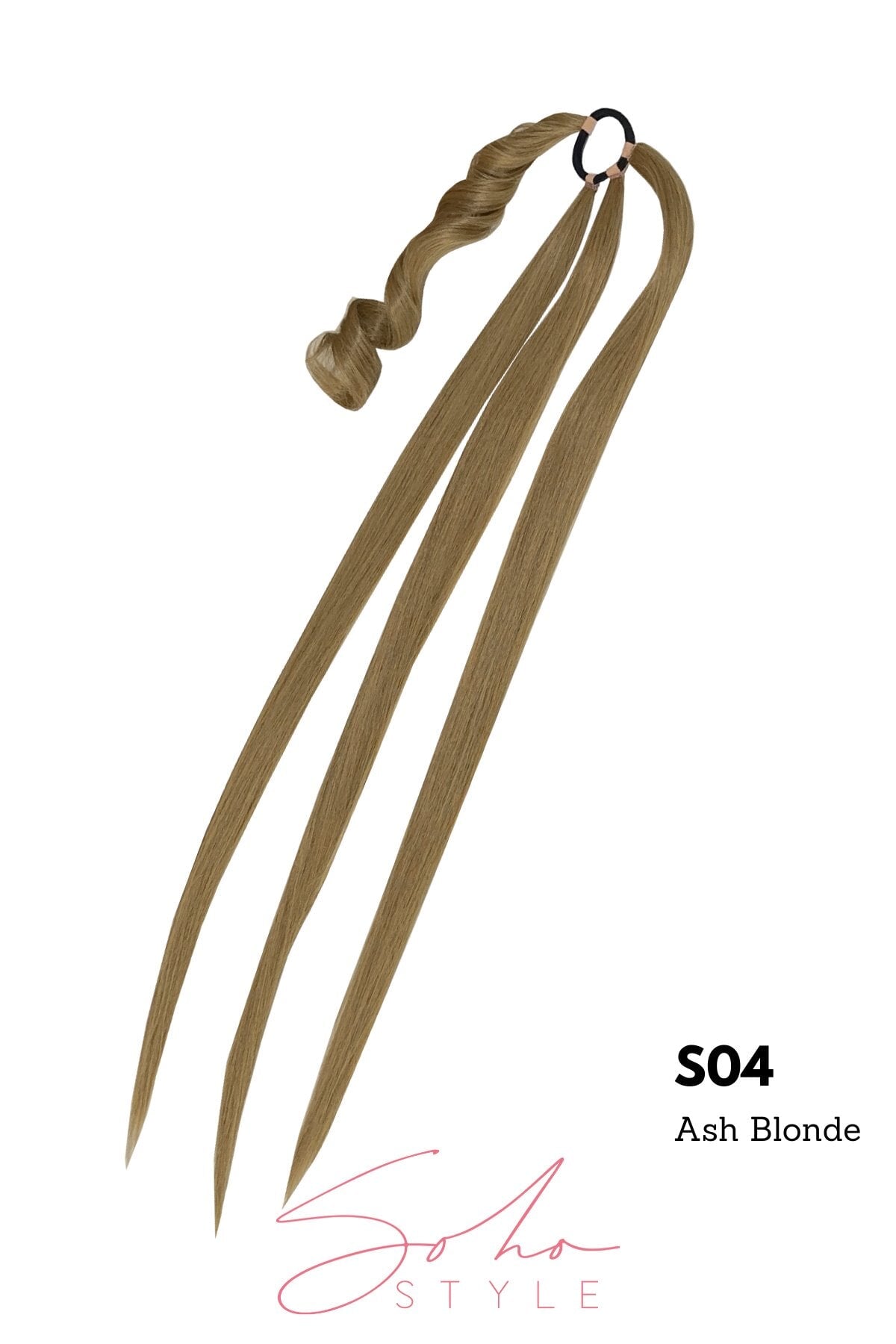 Glamwipe 34" long & sleek for perfect Braidable Extra Long Ponytail Extension Hair Extension Soho Style