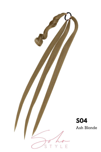Glamwipe 34" long & sleek for perfect Braidable Extra Long Ponytail Extension Hair Extension Soho Style
