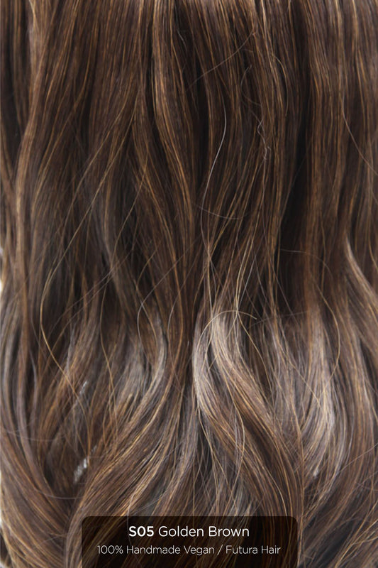 Susan - 16" Futura Wavy Jaw Clip-In Ponytail Extension