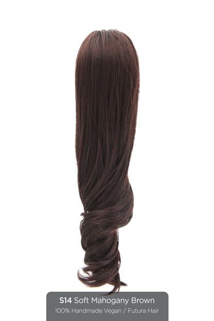 Erin - Futura Long & Wavy Jaw Clip-In Ponytail Extension Hair Extension Soho Style