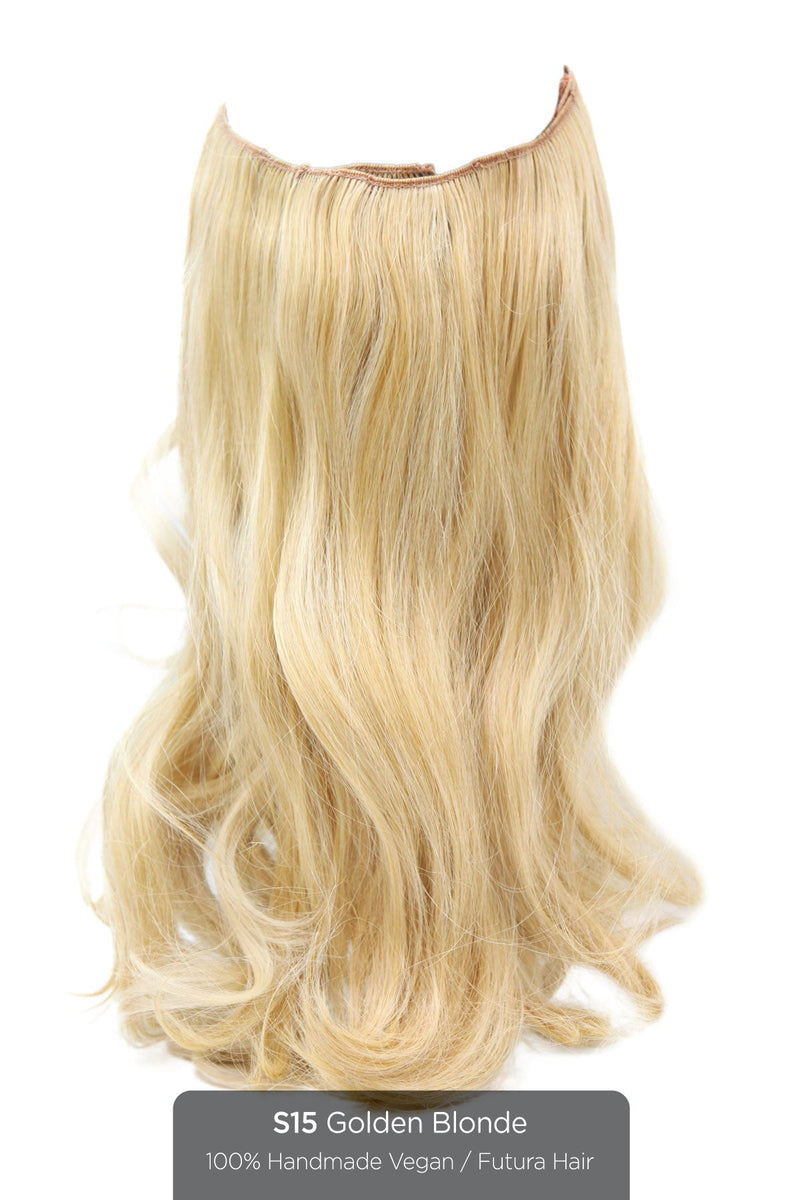 Special Value Set - Aura Invisible Wired (Halo) FUTURA Hair Extension Available in 15" + 19" set Hair Extension Sale