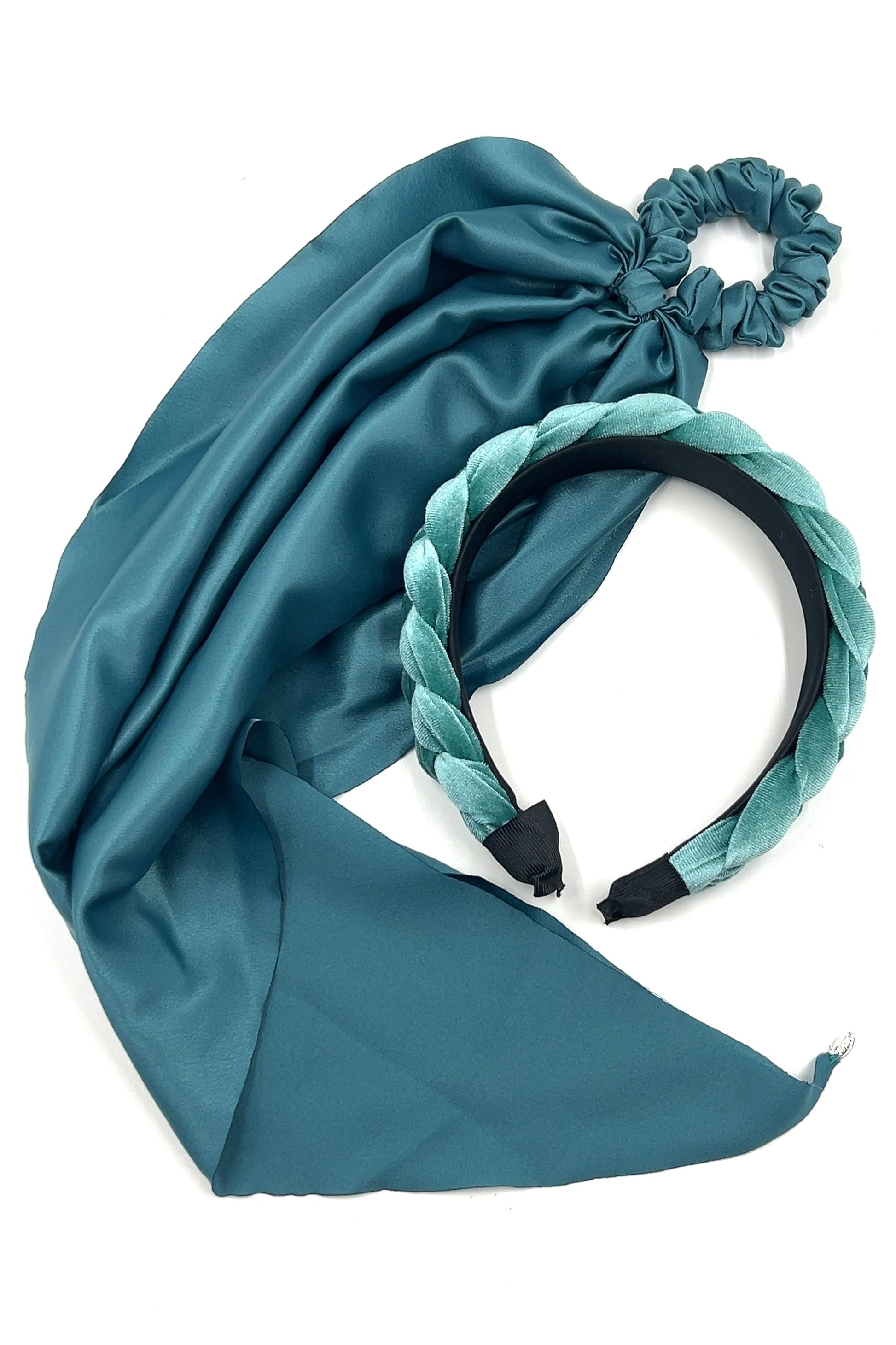 PONYTAIL HOLDER AND HEADBAND SET Soho Style