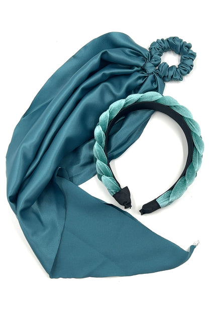 PONYTAIL HOLDER AND HEADBAND SET Soho Style