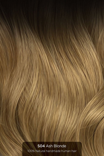 Root Two Tone Godiva - 20" Luxury Long Human Hair Volume Topper Hair Extension Hair Extension Soho Style