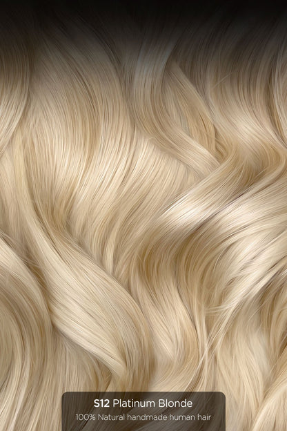 Root Two Tone Ali 12" Clip-In Remy Human Hair Light Volume Extension Set Hair Extension Soho Style