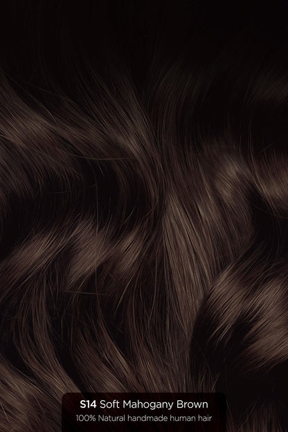 Root Two Tone Godiva - 20" Luxury Long Human Hair Volume Topper Hair Extension Hair Extension Soho Style