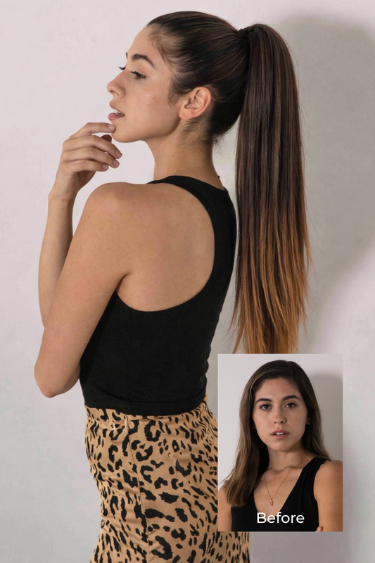 Sasha - 20" Futura Jaw Clip-In Ponytail Extension