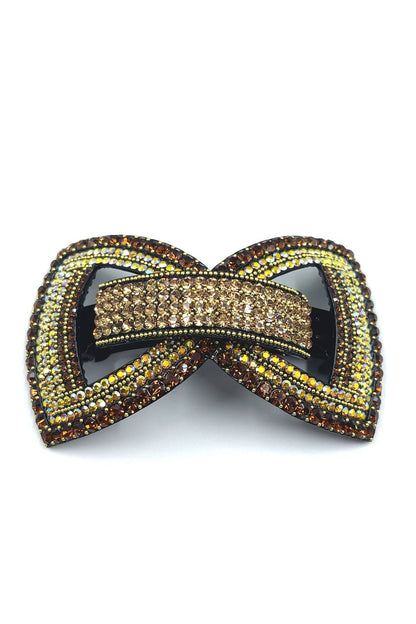 Tuxedo Hair Bow Tie Barrette Barrette Soho Style