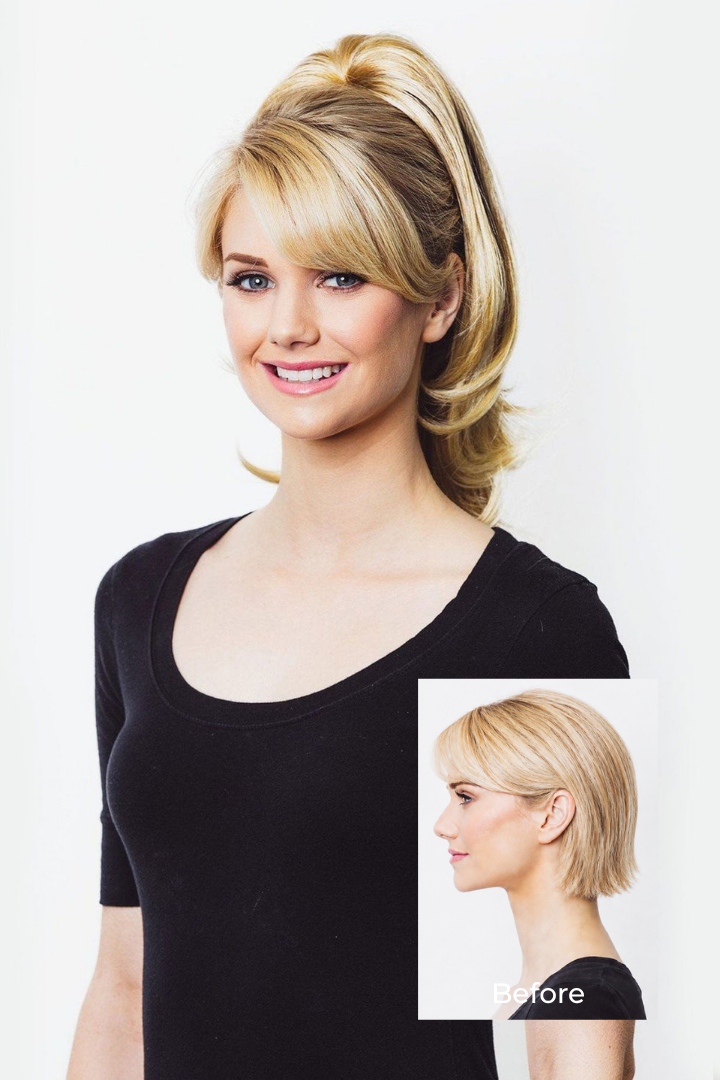 Susan - 16" Futura Wavy Jaw Clip-In Ponytail Extension