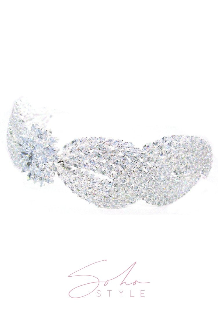 Royal Dahlia Headband Tiara Soho Style