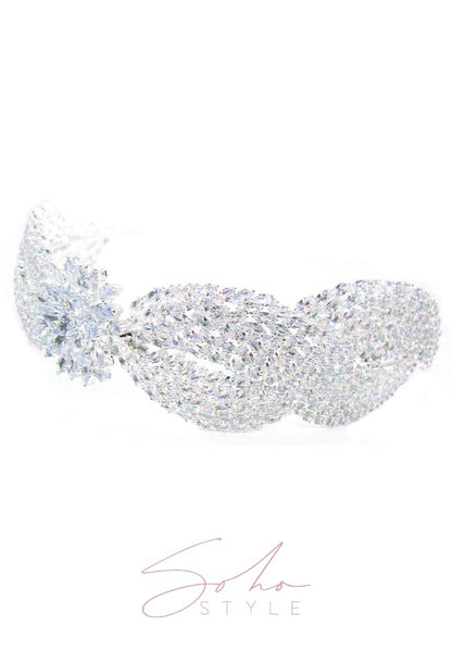 Royal Dahlia Headband Tiara Soho Style