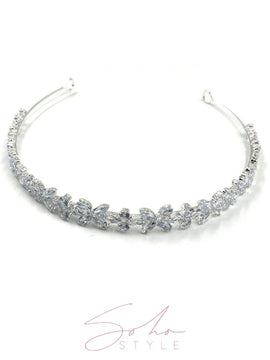 Lorena Marquise Cluster Tiara