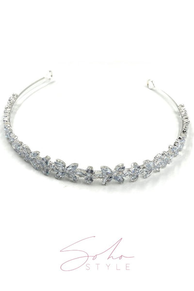 Lorena Marquise Cluster Tiara
