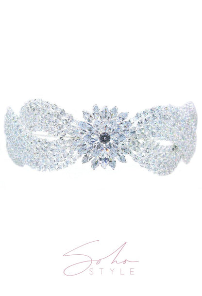 Royal Dahlia Headband Tiara Soho Style