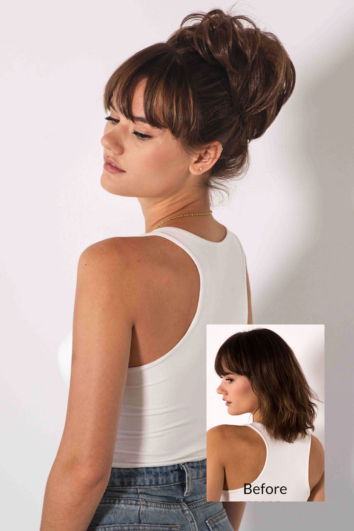 Updo Extensions Tiffany - Short Wired Updo Extension for women – Soho Style