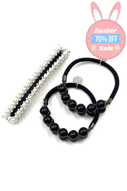 #5 Black and White Pearl Set Sale Soho Style