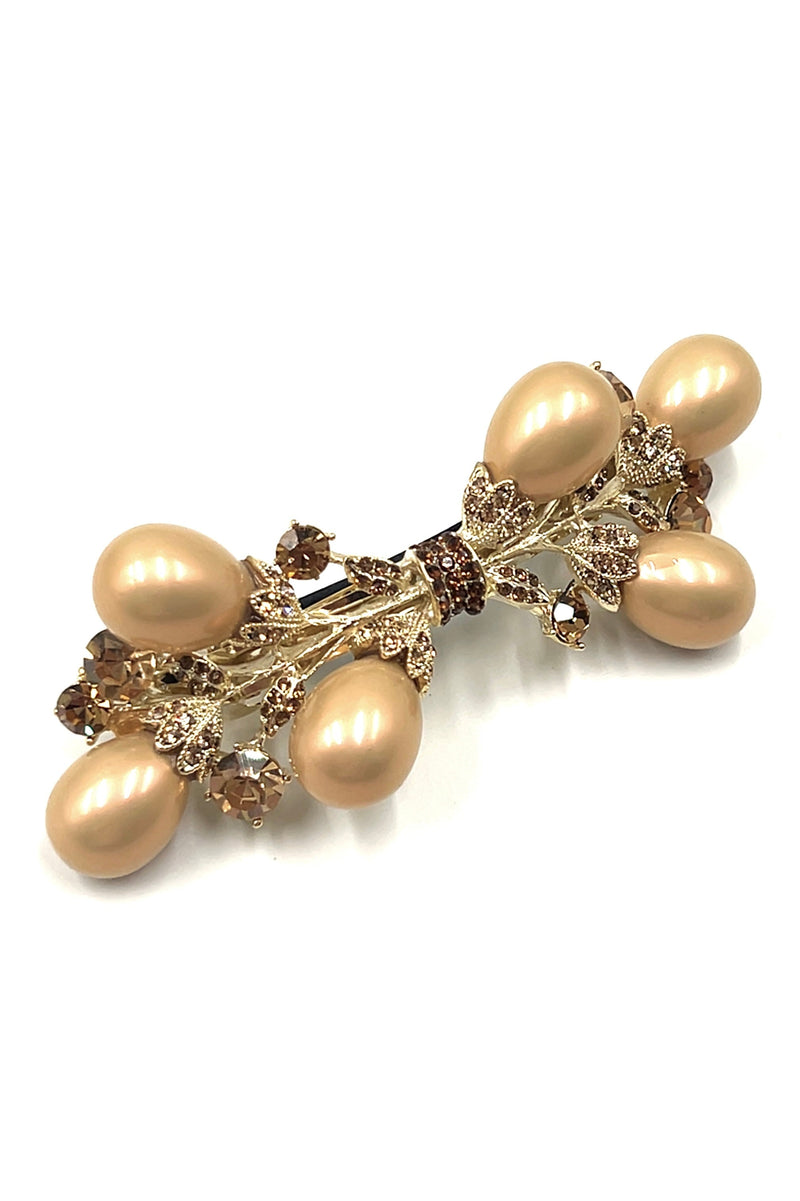 #9 Amber Pearl Barrette Duo Sale Soho Style
