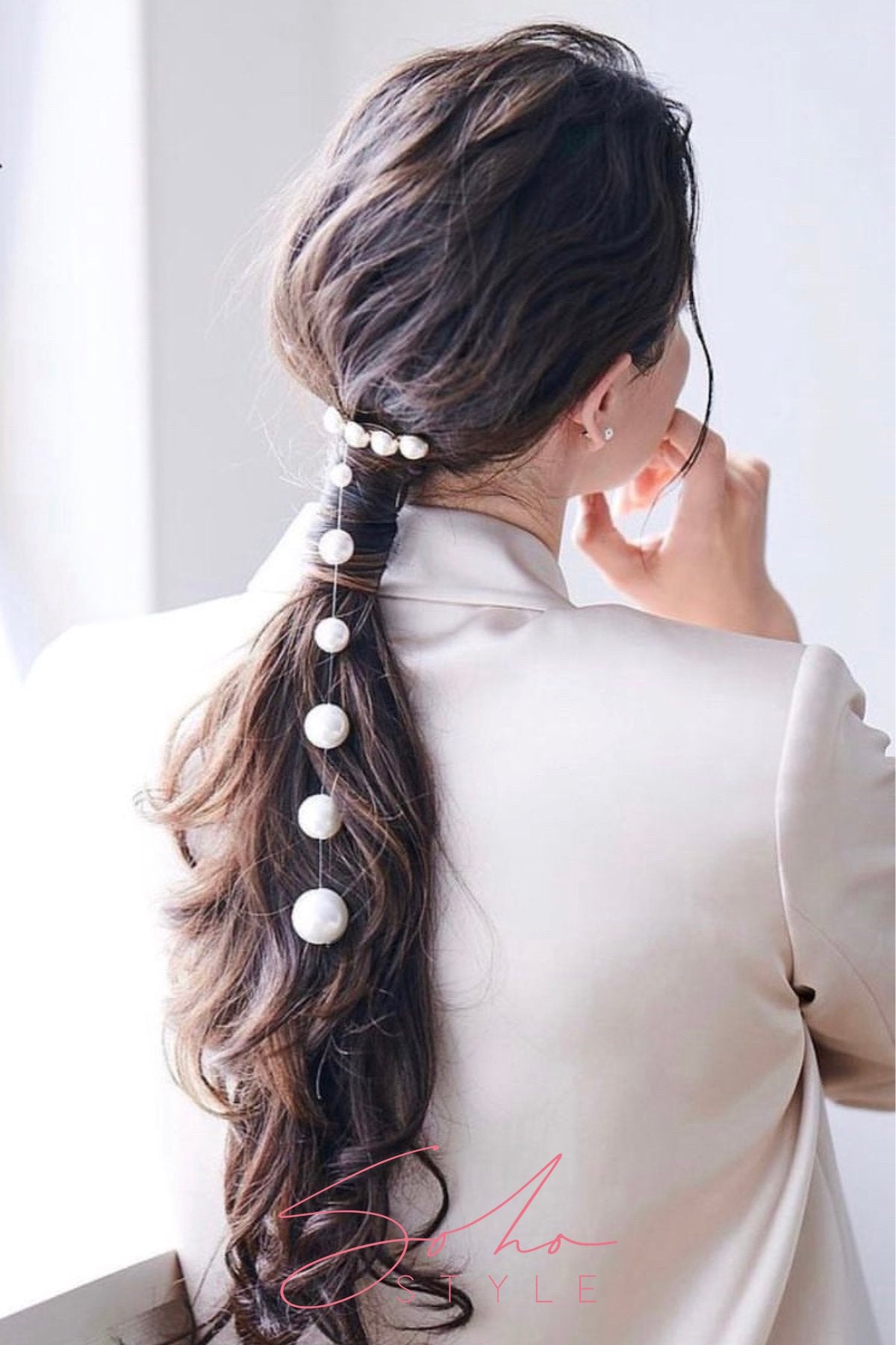 Pearl Waterdrop Barrette Barrette 2020