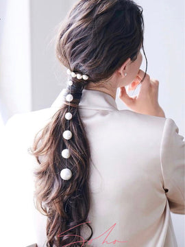 Pearl Waterdrop Barrette