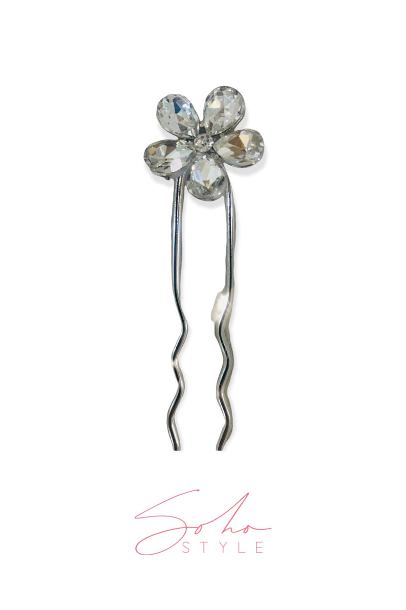 Elegant Flower Hair Stick Stick Soho Style