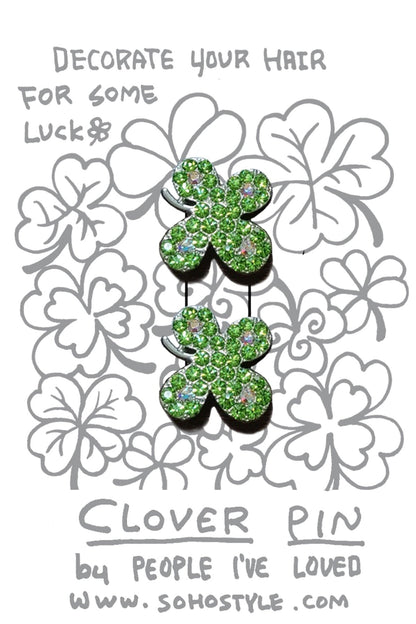 St. Patrick's Mini Clover Barrette Barrette Soho Style