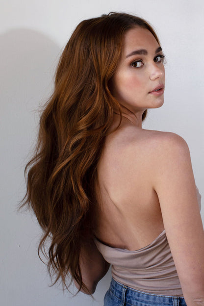 Jeanne - 22" U-Part Wig Human Hair Extension Hair Extension Soho Style