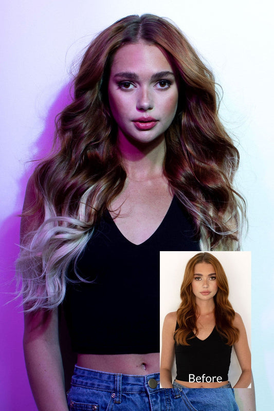 Ombre Human Hair Extensions Hair Extension Soho Style