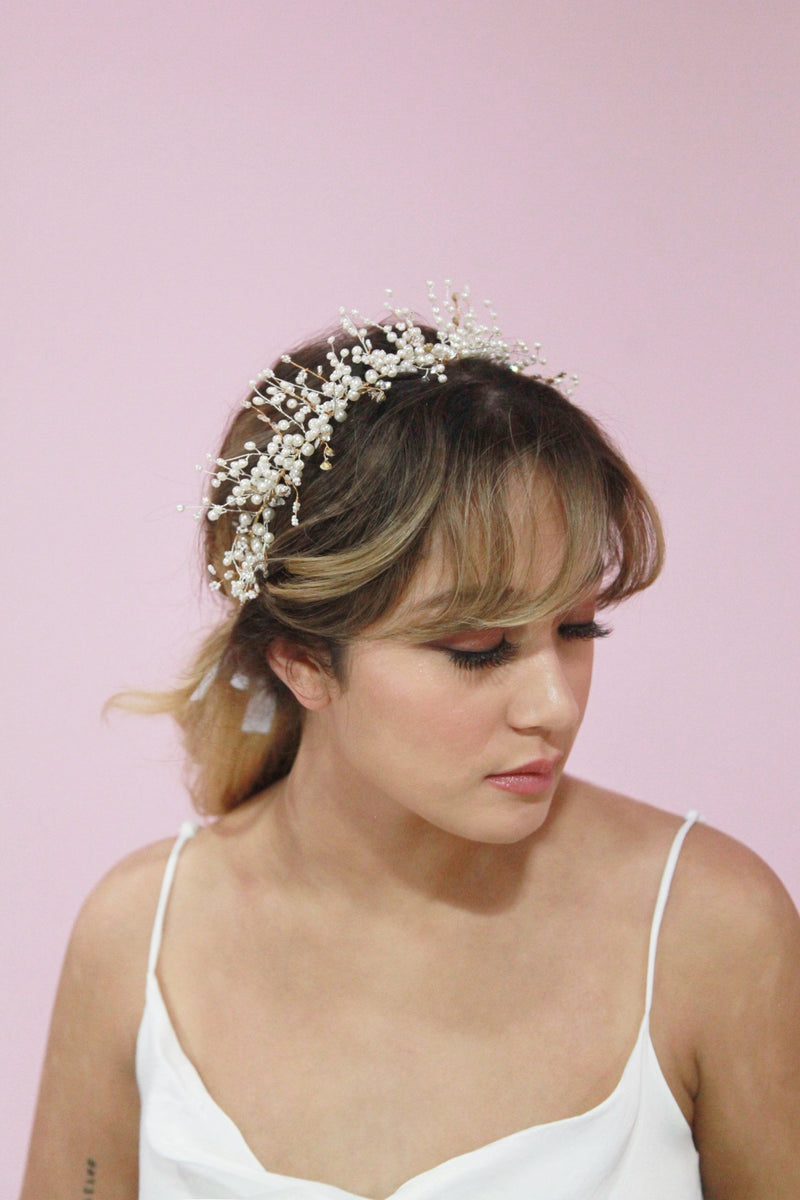 Aria Wedding Headband Tiara Soho Style