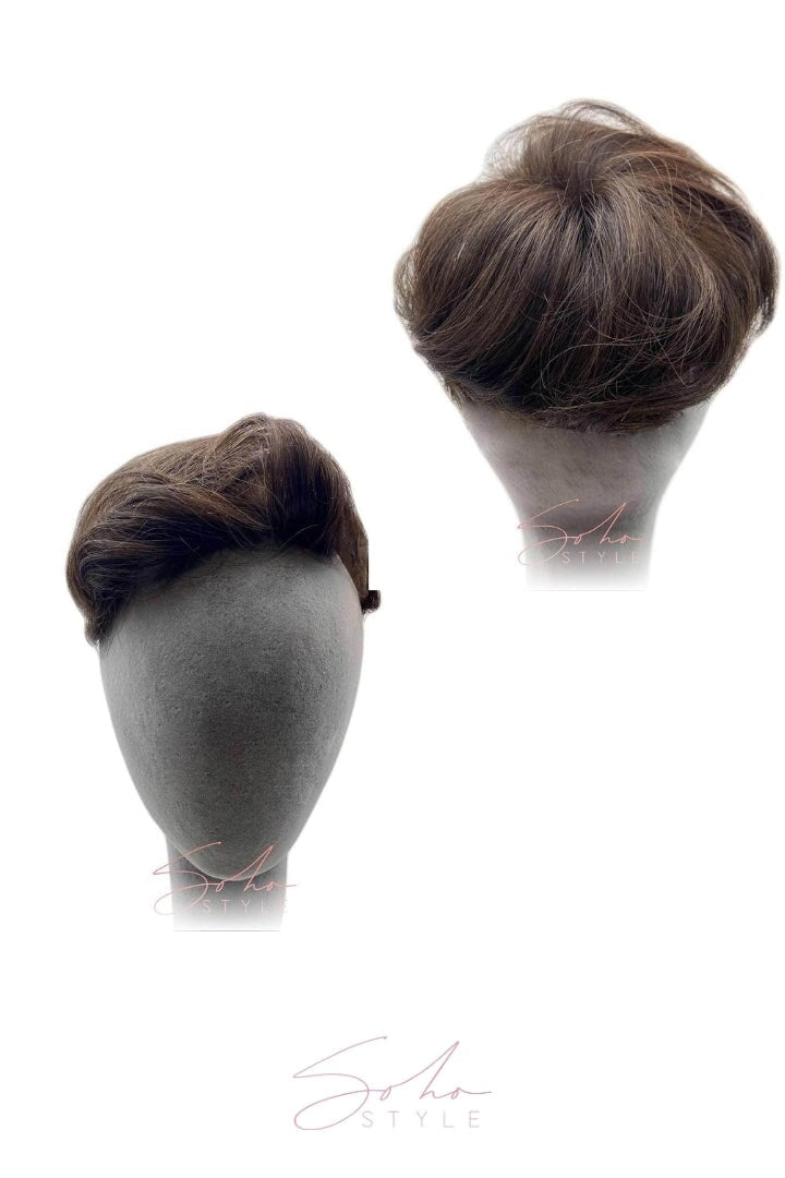 Alex - 8" Futura Short Hair Top Piece Hair Extension Soho Style