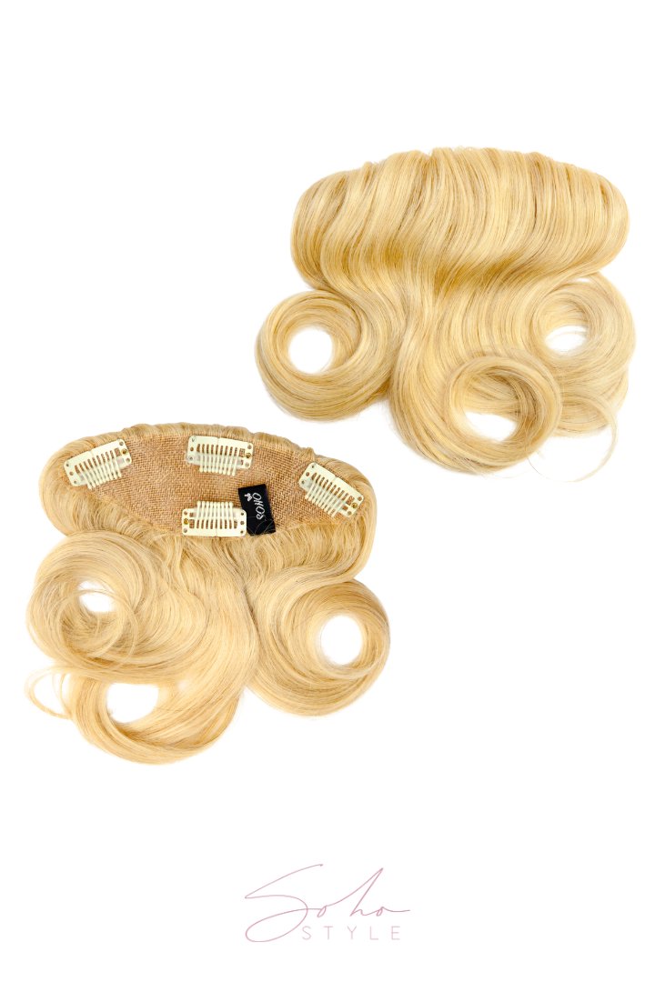 Angela - 12" Human Hair Volume Topper Extension Hair Extension Soho Style
