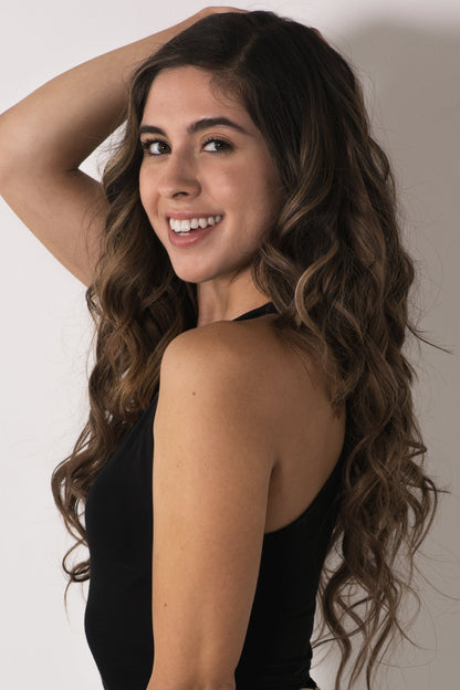 Root Two Tone Aura - 14" or 20" Invisible Wired (Halo®) Human Hair Extension Hair Extension Soho Style